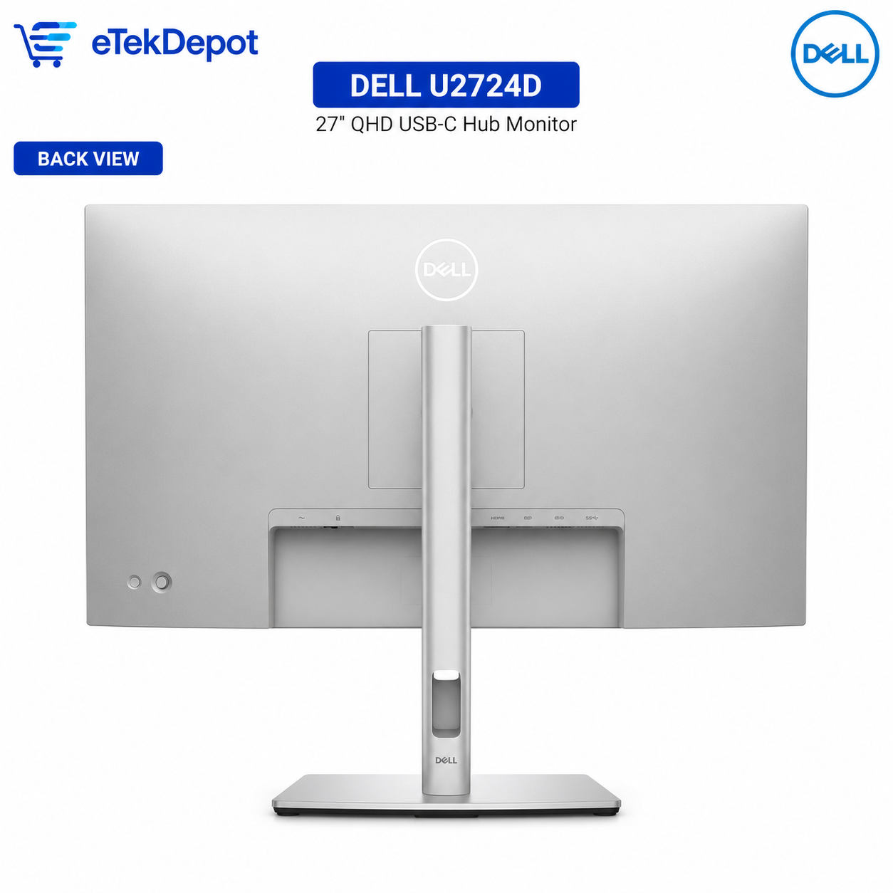Dell Commercial UltraSharp 27 Monitor U2724D for Crisp, Precise Display