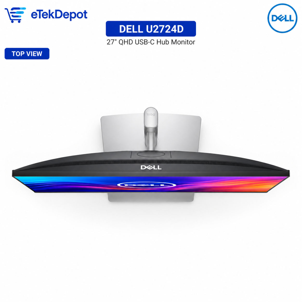 Dell Commercial UltraSharp 27 Monitor U2724D for Crisp, Precise Display