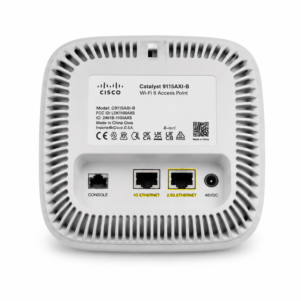 CISCO - HW WIRELESS Catalyst 9115AX Series Access Point (Part Number: C9115AXI-B)
