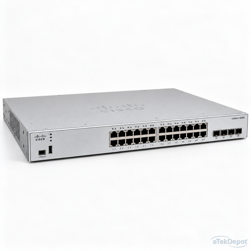Cisco C9200L-24T-4G-E Catalyst 9200L 24-Port 4x1G SFP Switch NEW