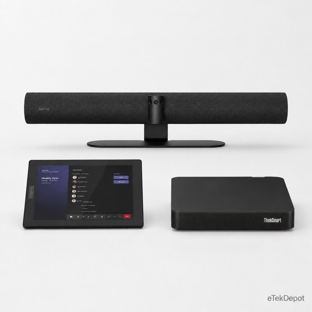 Jabra 8501-232 PanaCast 50 Video Bar System MS Teams Touch Controller New