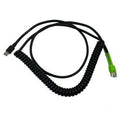 Zebra CBA-UF8-C12ZAR 12ft Coiled Shielded USB Scanner Cable New