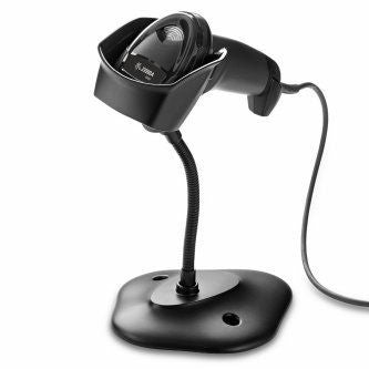 Zebra DS2208-SR7U3200SGW 1D 2D Barcode Scanner USB Cable Stand