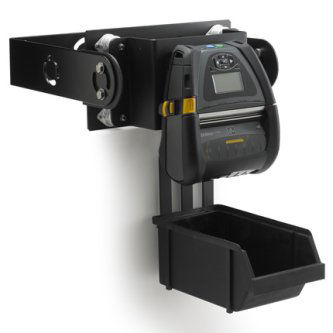 Zebra P1050667-035 ZQ630 QLn420 Forklift Mobile Mount U-Arm Bin